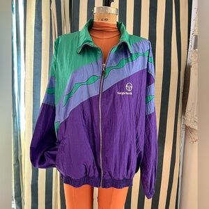 Vintage 80s / early 90s color block windbreaker